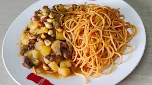 Chanfainita con Tallarín