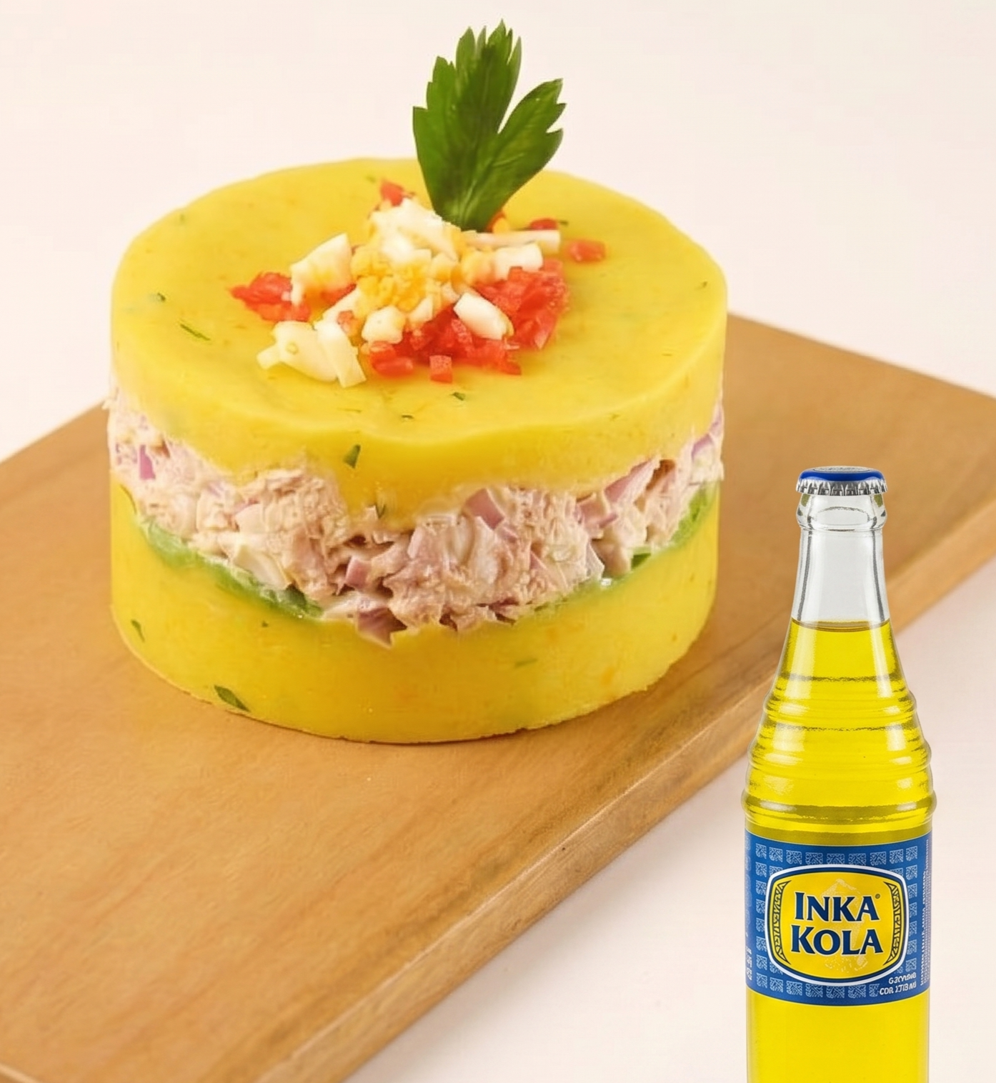 Combo Causa Rellena de Pollo + Inca Kola