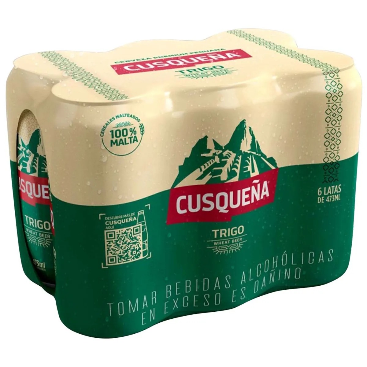 Cerveza CUSQUEÑA Trigo 6 Pack Lata 355ml