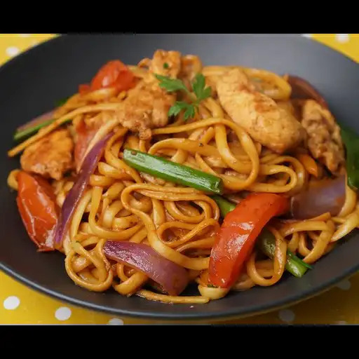 Tallarin saltado de pollo