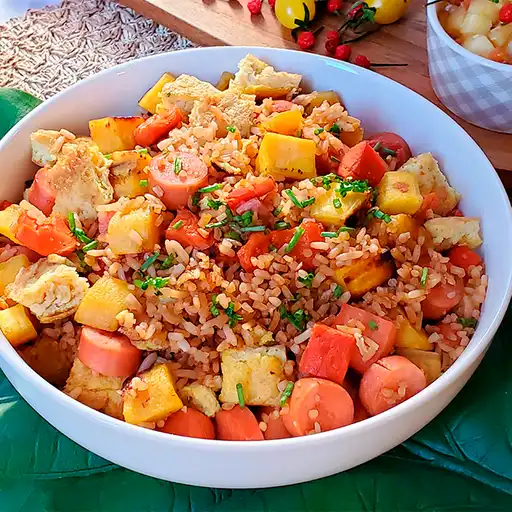 Chaufa de chorizo