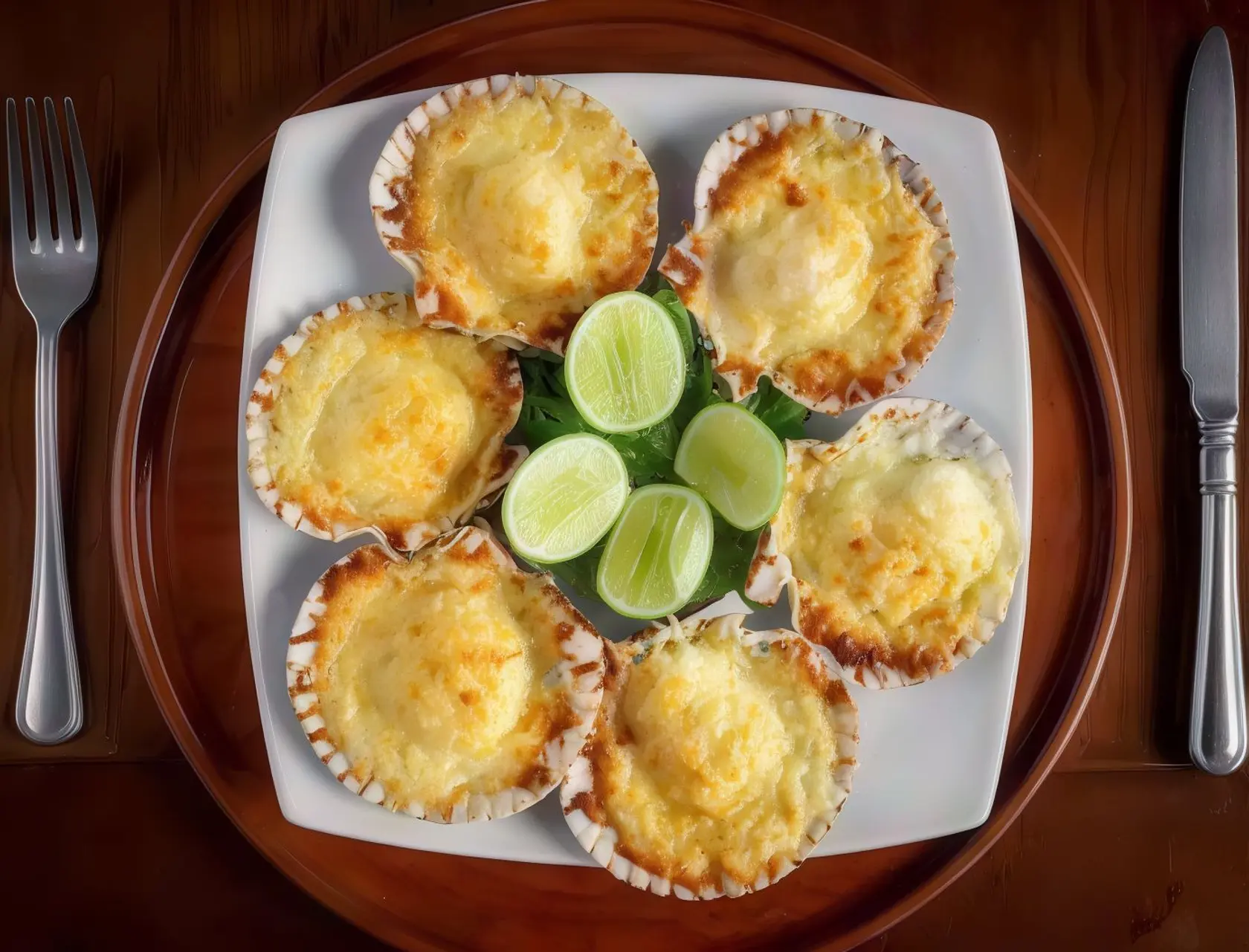 Conchitas a la parmesana