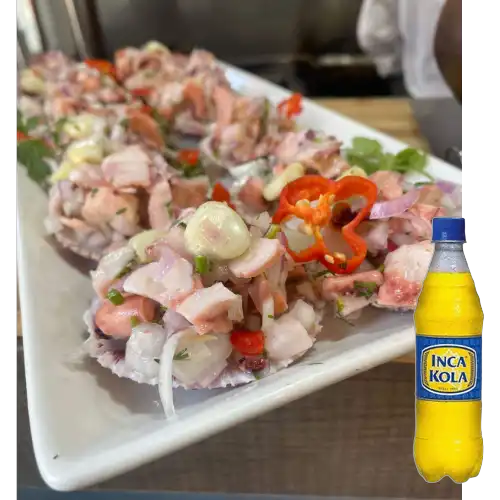 Combo Chalaquita de Pulpo + Inca Kola Orig 600ml