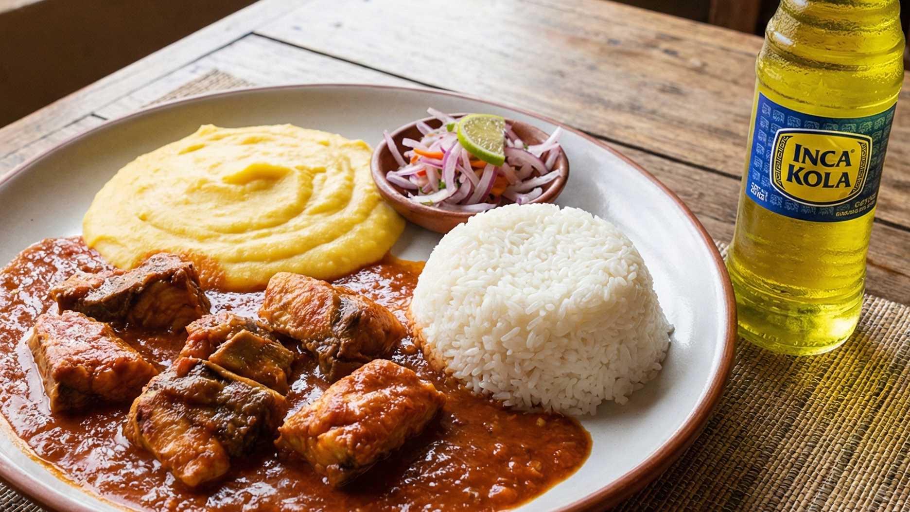 Combo Asado con Puré + Inka Kola