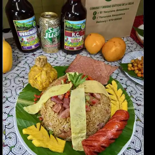 Chaufa con Tacacho y Cecina