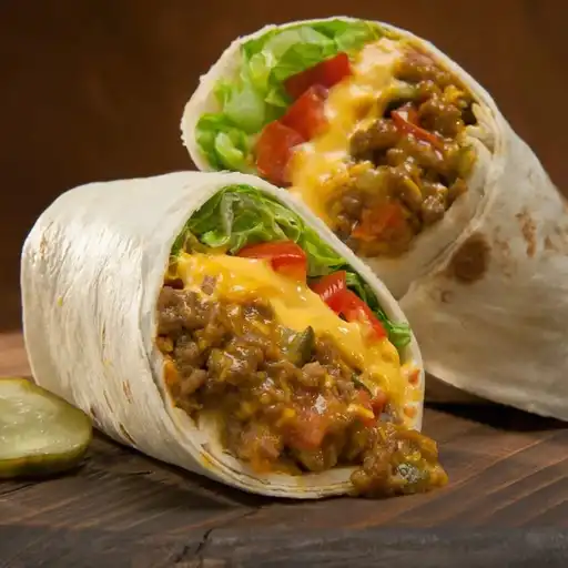 Jalapeño Burger Burrito