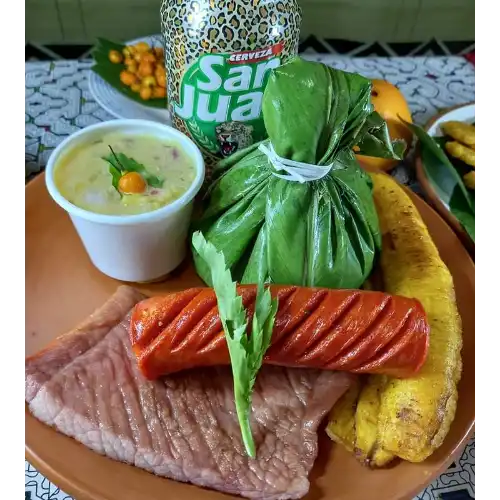 Juane De Gallina Con Cecina Ahumada