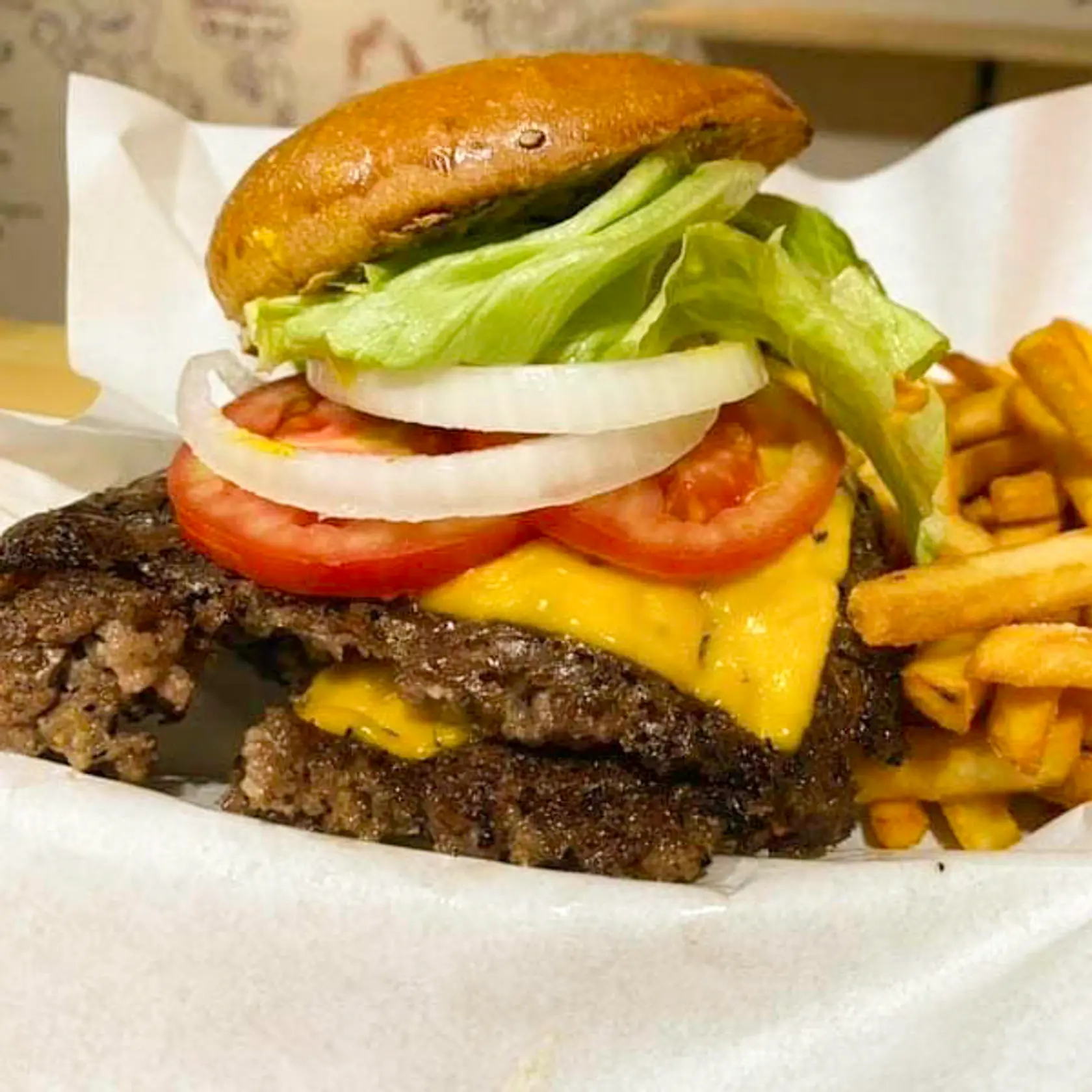 Smash Regular Doble + Papas Grandes