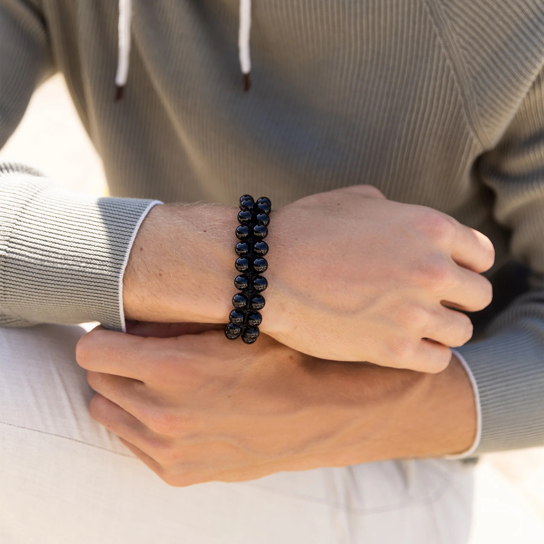Pulsera Elegatto Gen Black con Agata negra