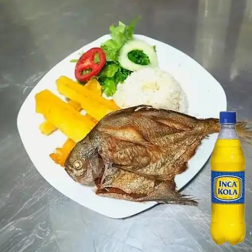 Combo Pampanito Frito + Inca Kola Orig 600ml