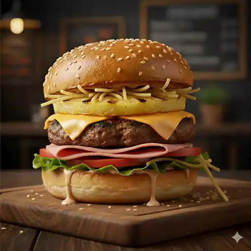 Hamburguesa Hawaiana
