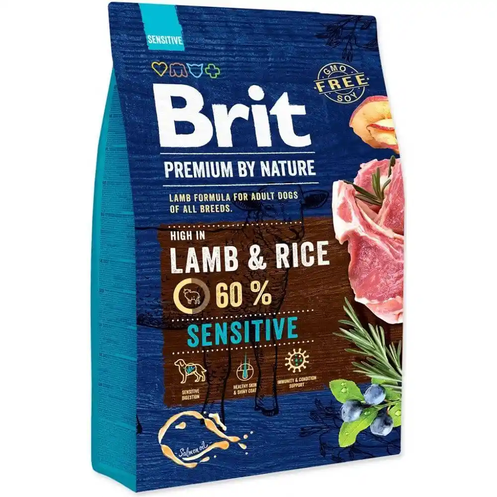 Brit Premium Alimento para Perro Adulto Sensitive Cordero/Arroz