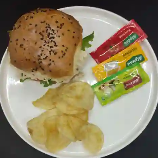 Sándwich Pollo Deshilachado