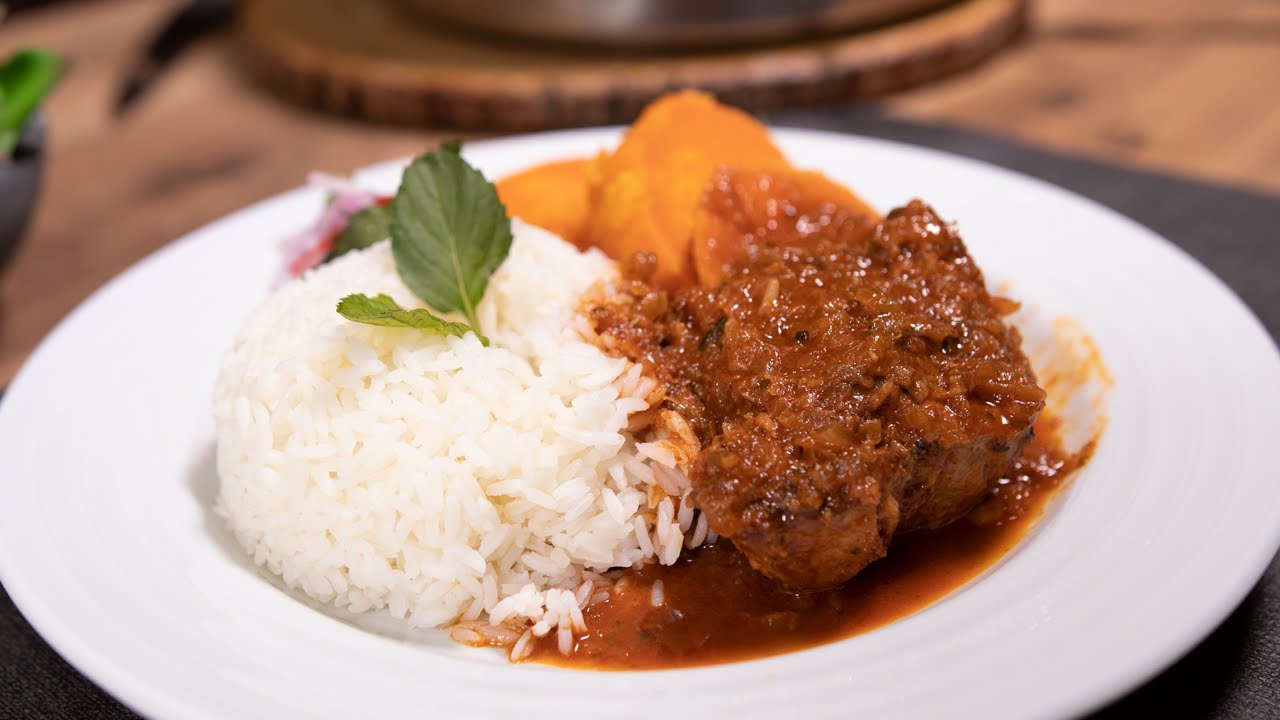 Adobo de chancho con camote