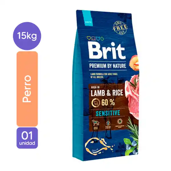 Brit Alimento para Perro Premium Lamb & Rice Sensitive