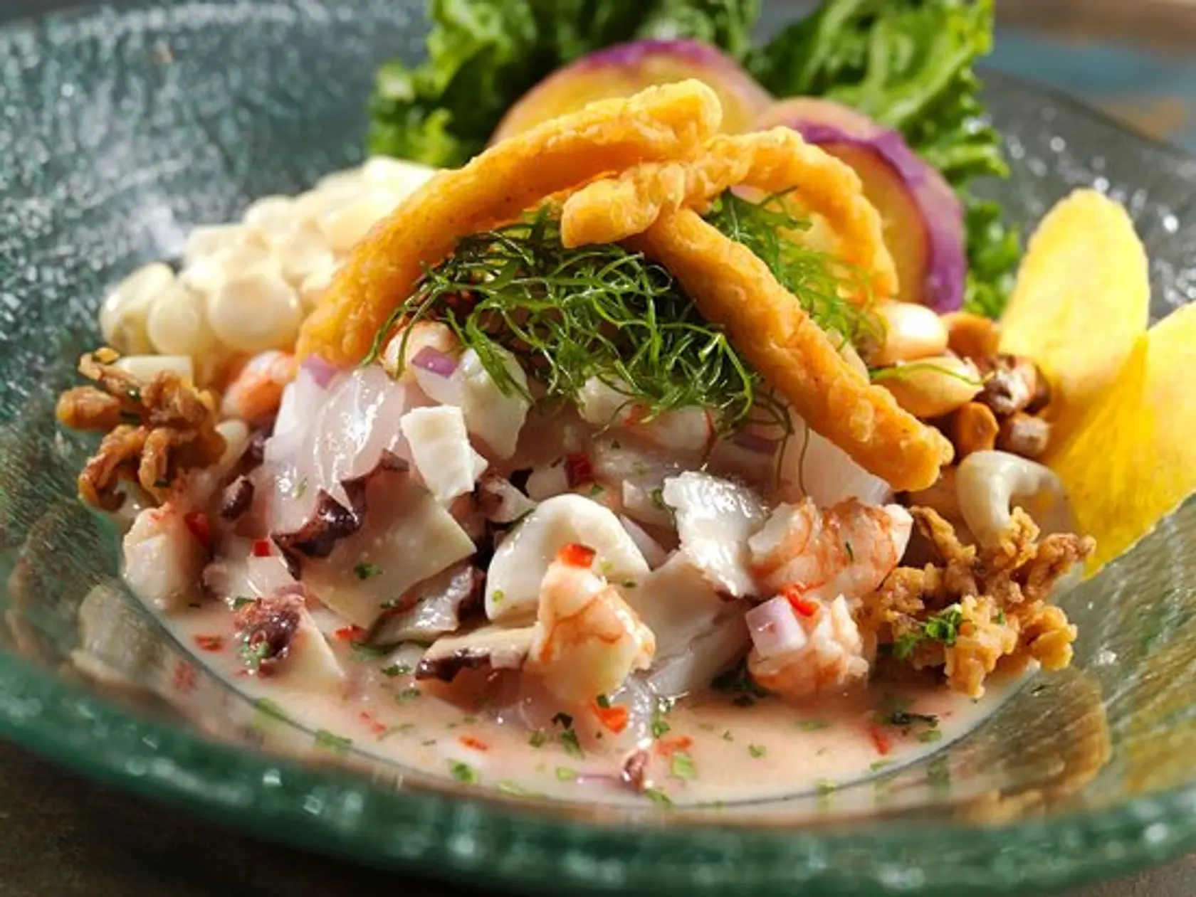 Ceviche carretillero de la casa