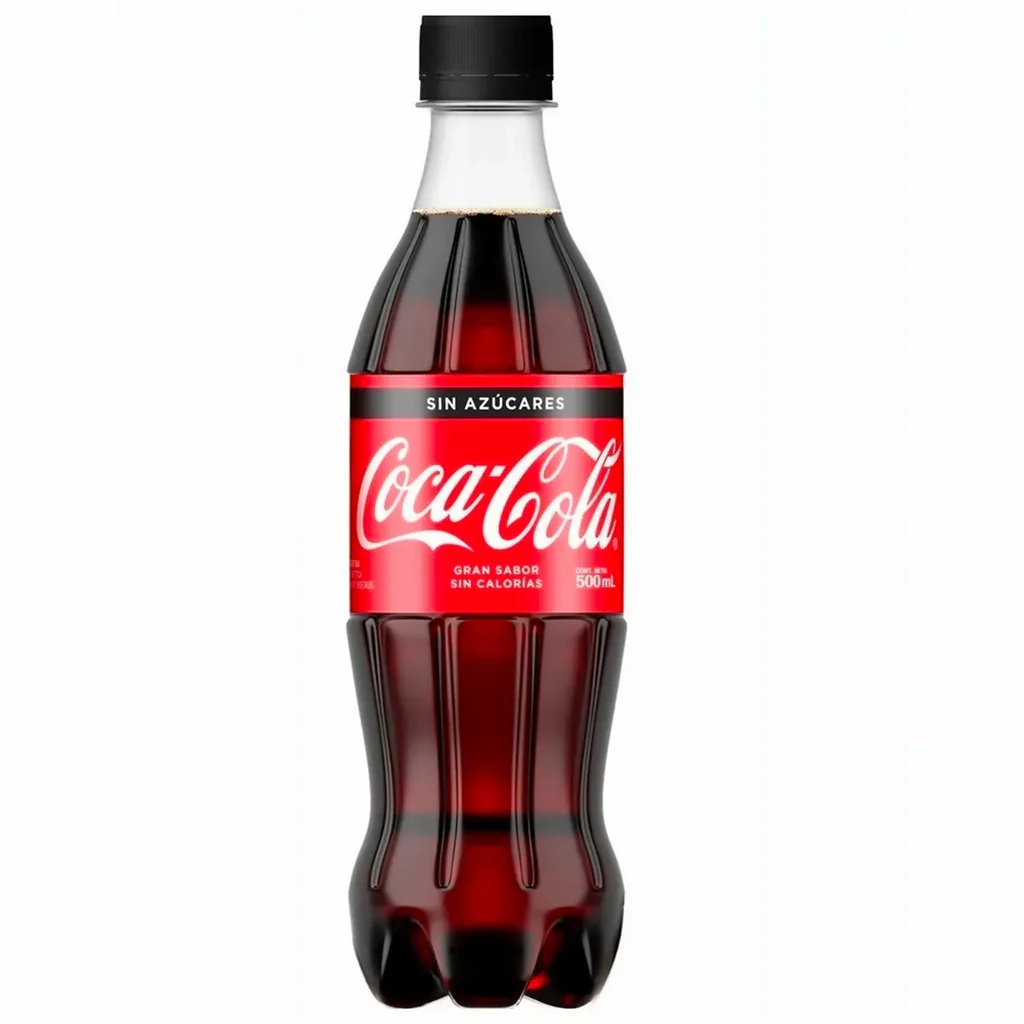 Coca Cola Sin Azucar 500 Ml
