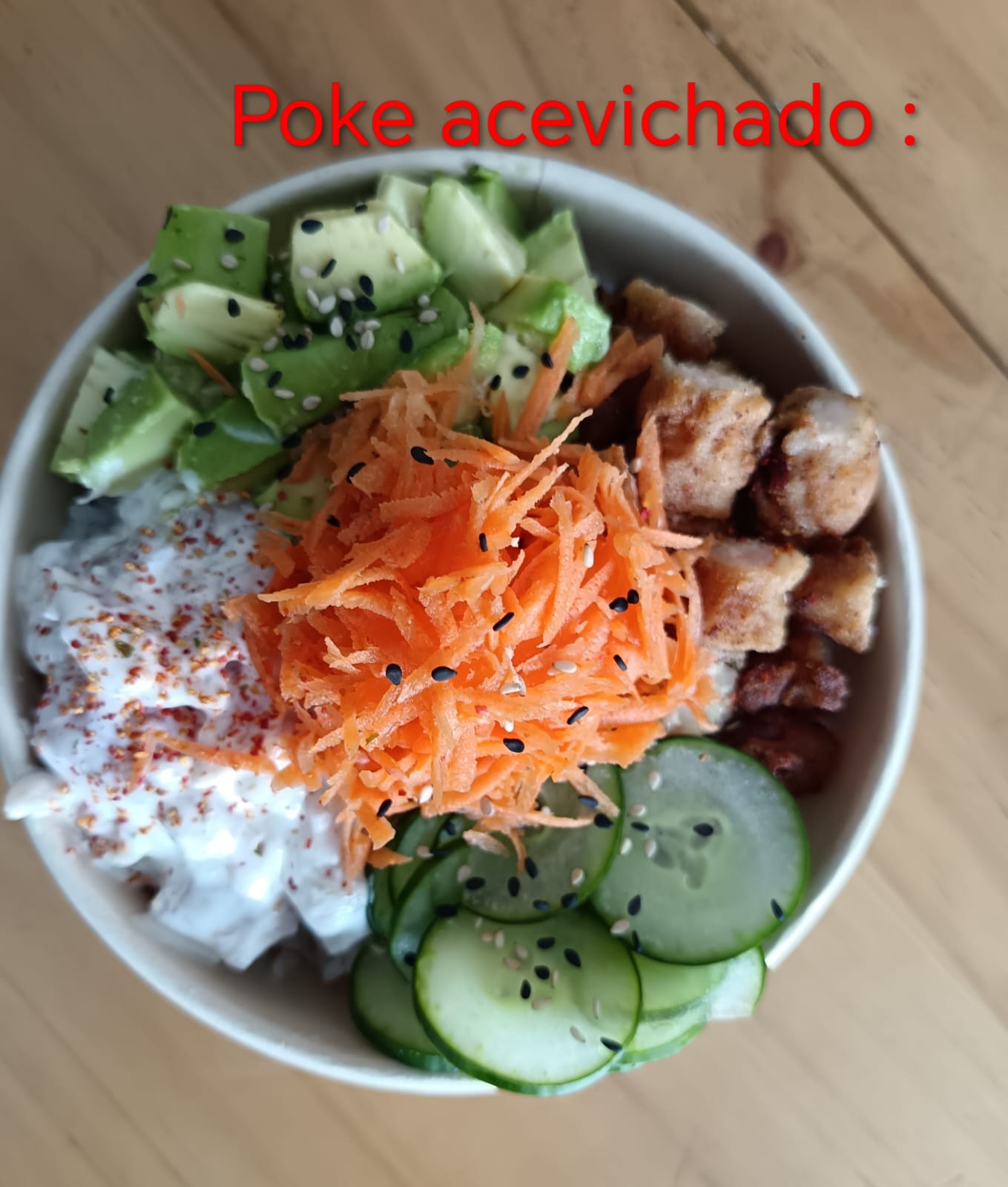 Poke acevichado Roll