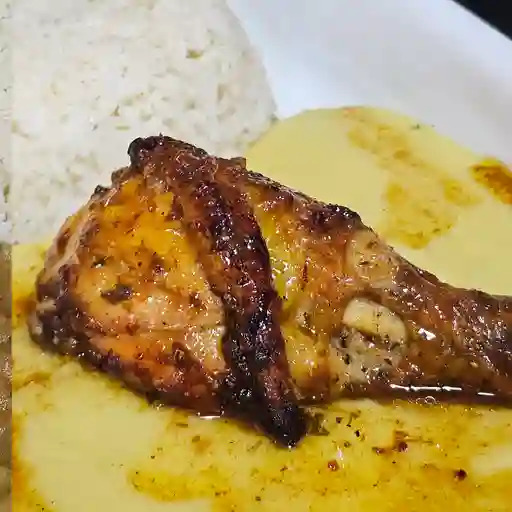 Pollo al Horno con Puré