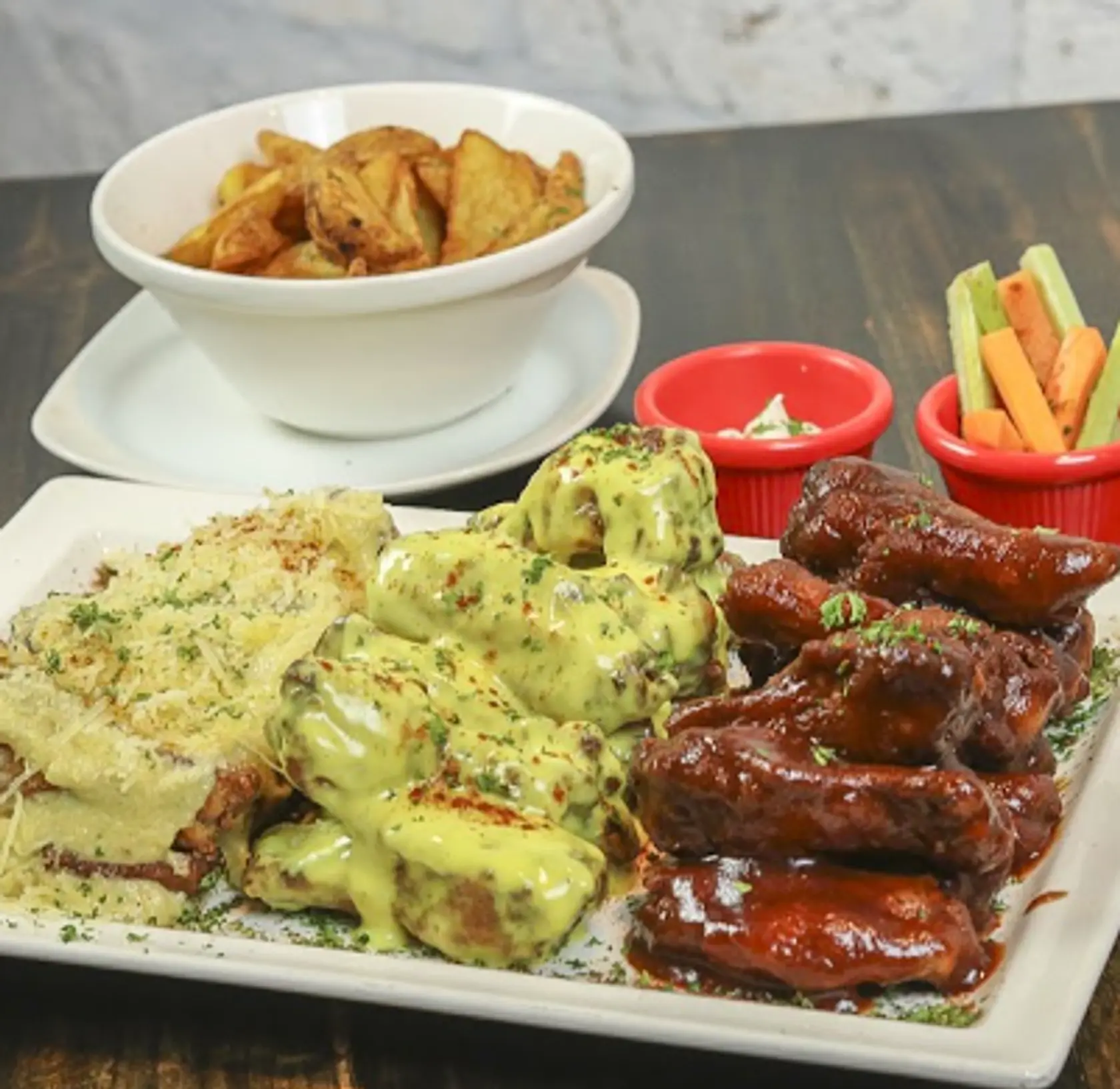 Alitas a la Bbq (40 unidades)