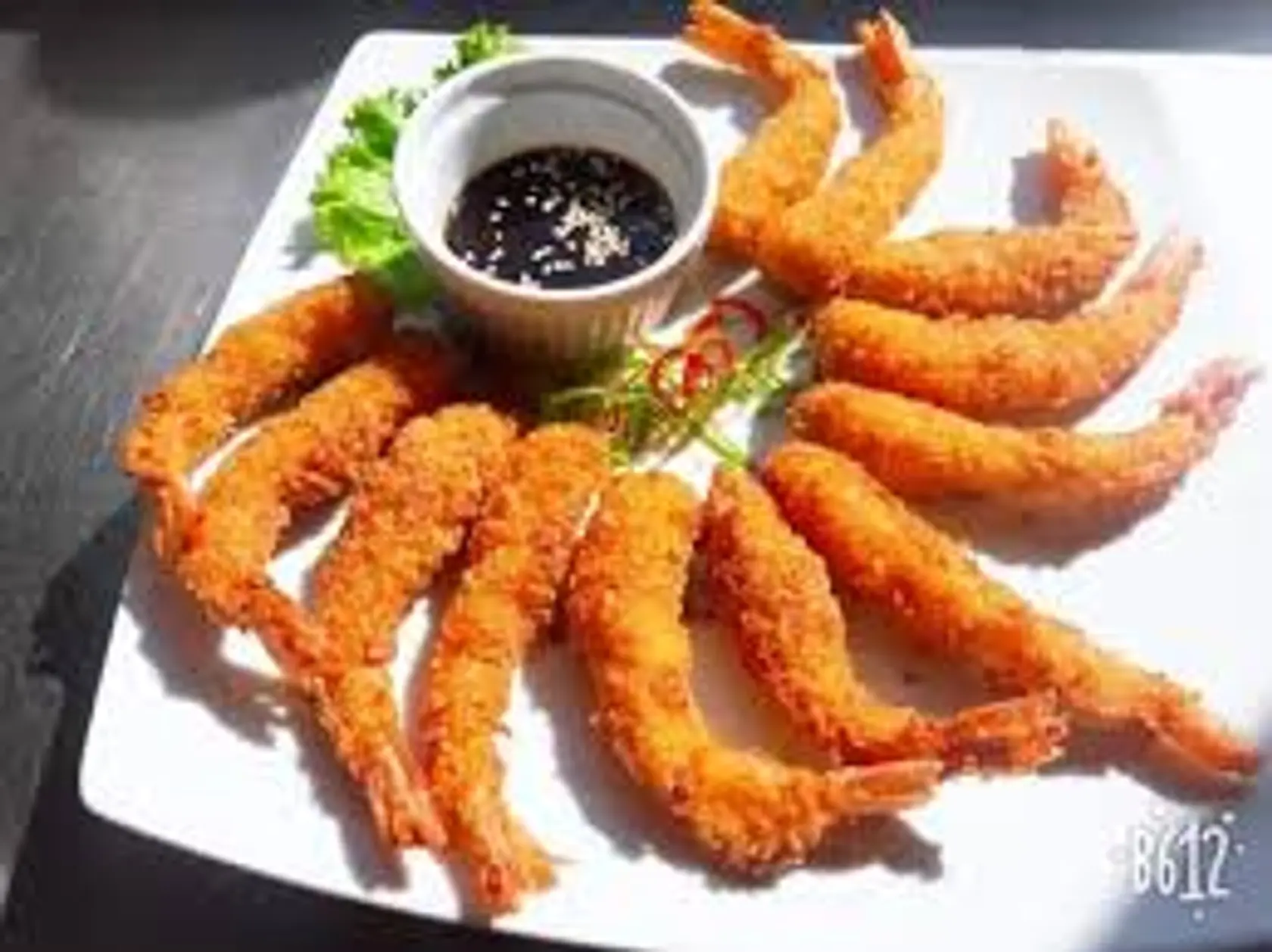Langostinos al panko