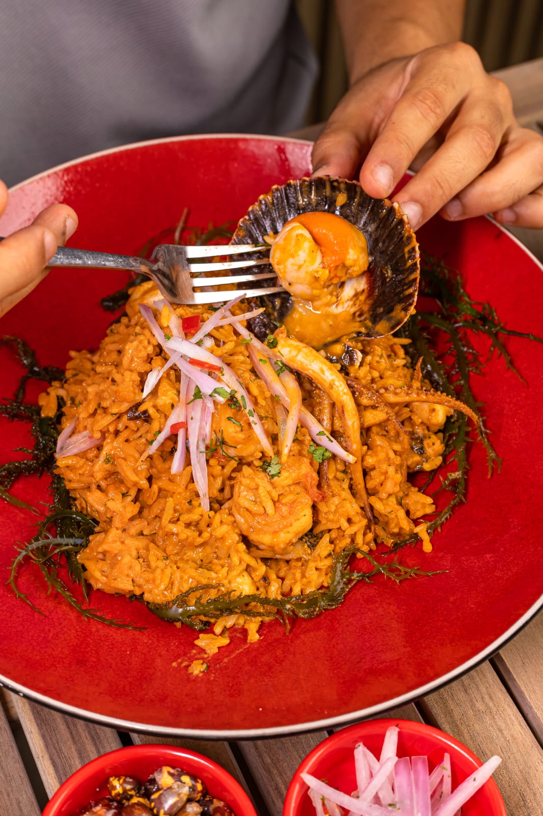 Arrizotado de Mariscos