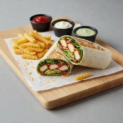 Crispy chicken wrap
