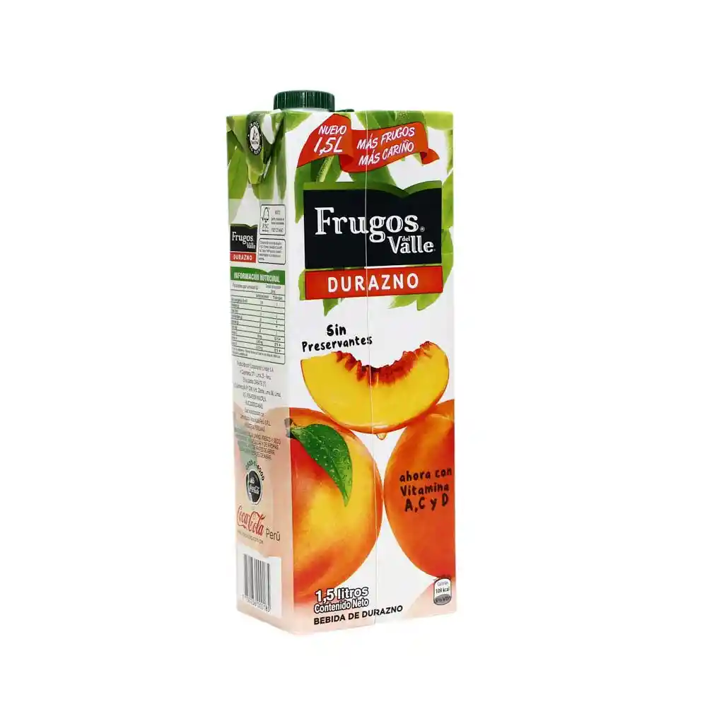 Del Valle Frugos Durazno 