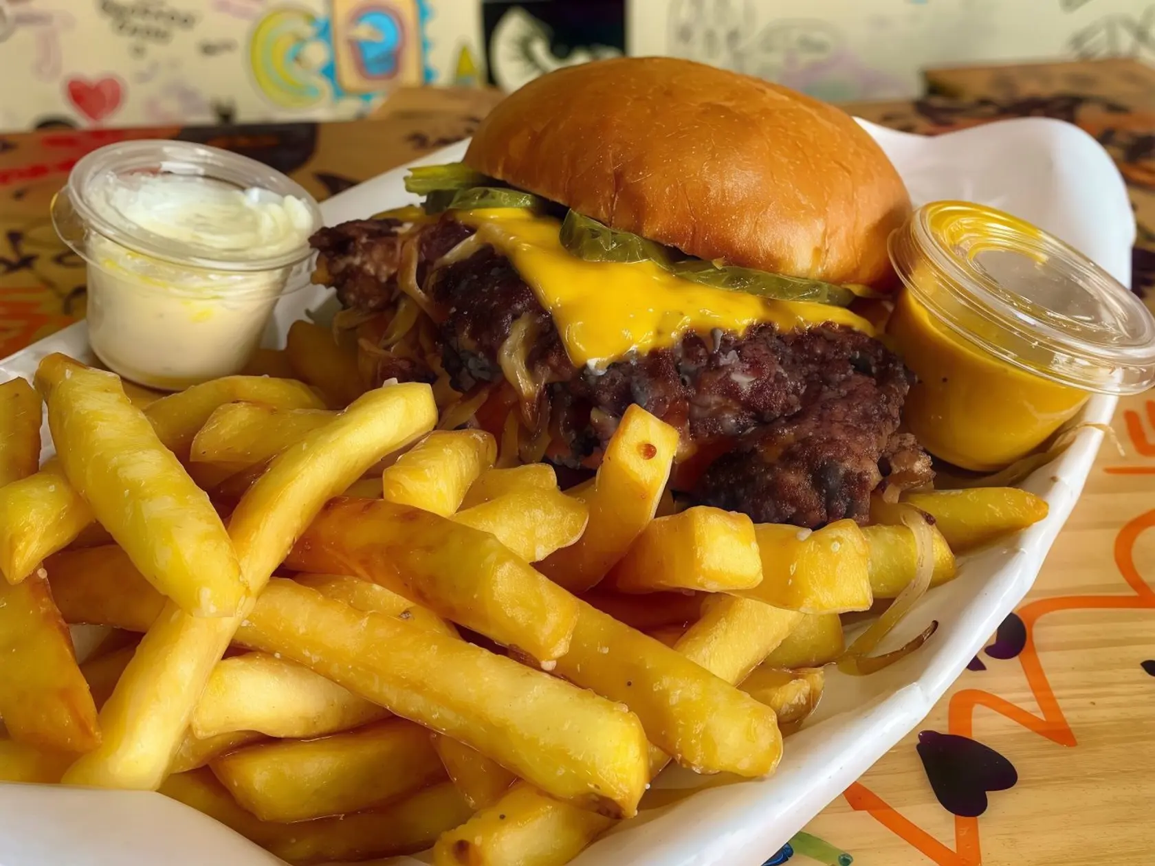 Oklahoma cheese +papas grandes