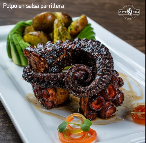 Pulpo en Salsa Parrillera