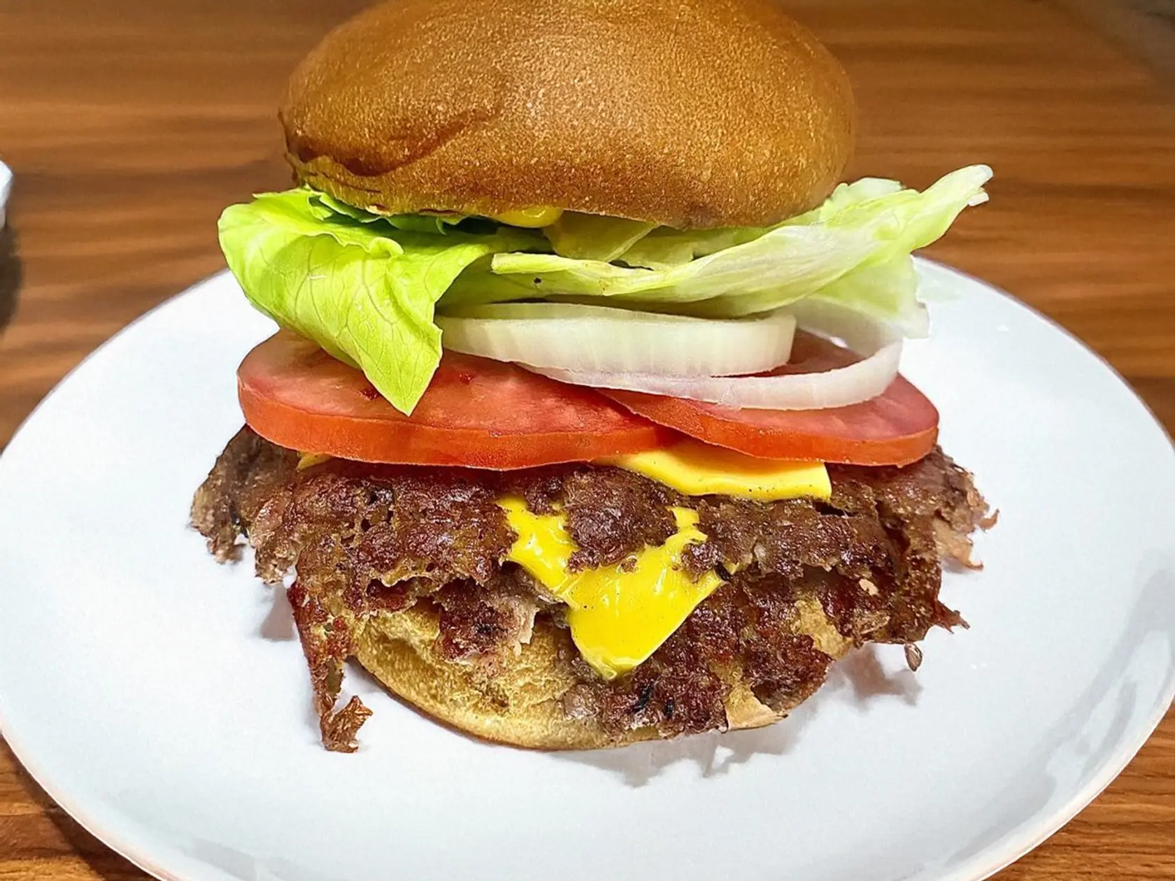 Smash regular burger