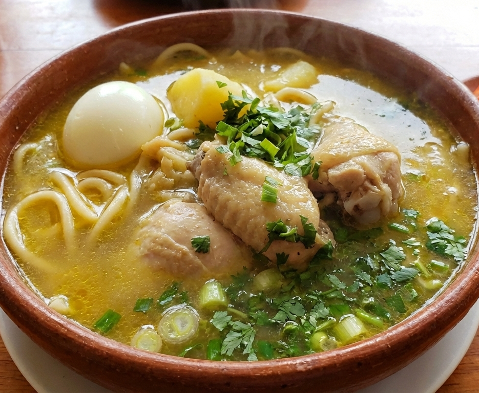 Caldo de gallina presa chica
